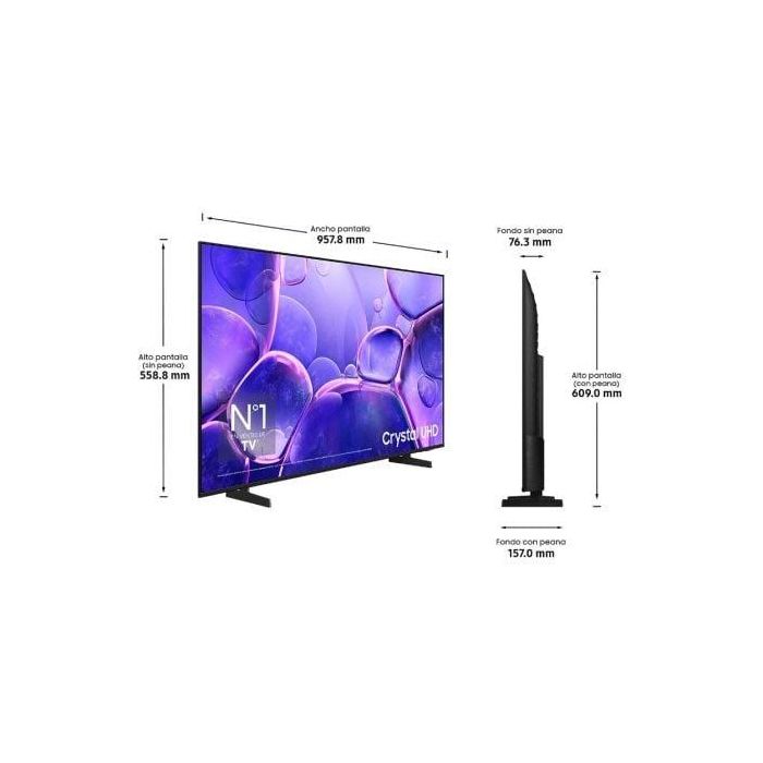 Televisor Samsung LED Crystal UHD TU43U8005FU 43"/ Ultra HD 4K/ Smart TV/ WiFi 1 Televisor Samsung LED Crystal UHD TU43U8005FU 43"/ Ultra HD 4K/ Smart TV/ WiFi 1