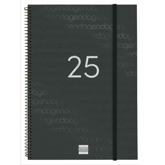 Agenda Finocam YEAR Negro A4 21 x 29,7 cm 2025 6