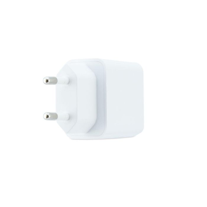 COOLBOX Cargador USB Pared COO-CUP-30CA GAN 30W USB-C/USB-A QC3.0 Blanco 1