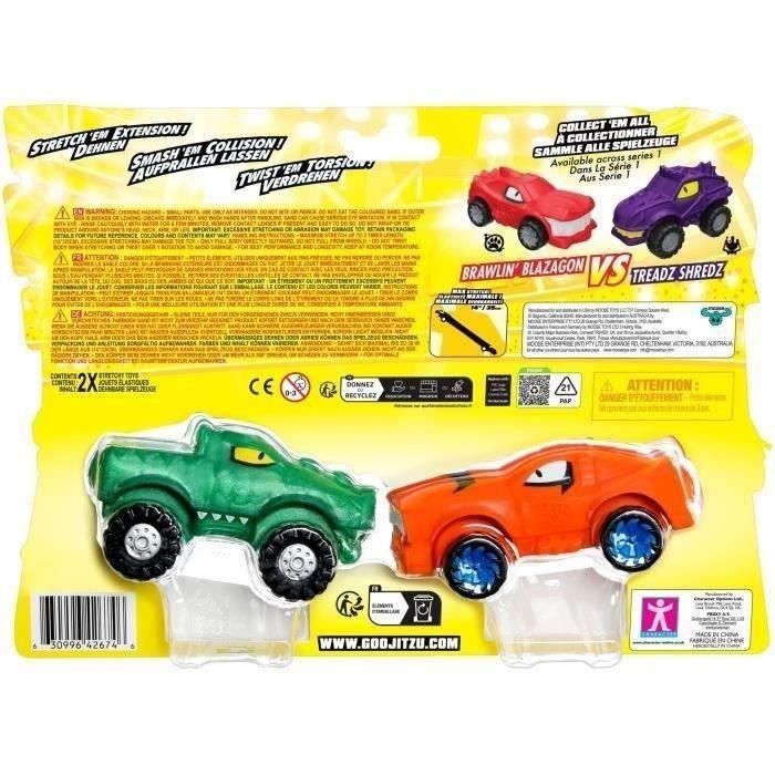 Moose Toys MOO0630996426746 Vehículos Miniatura Goo Mobiles Turbo Tyger vs Rumbler Jaw 5