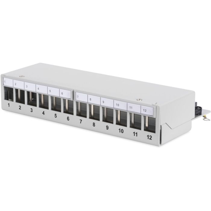 DIGITUS Patchpanel 1HE 12-Port Modular Desktop SOHO Gris 1 DIGITUS Patchpanel 1HE 12-Port Modular Desktop SOHO Gris 1