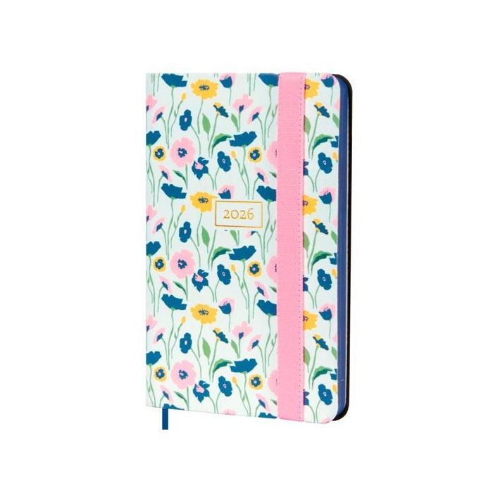 Finocam F2-82x127 mm Agenda Flexi Joy SVH Tapa Blanda Fiona 2026 – Tacto Suave, Esquinas Microperforadas
