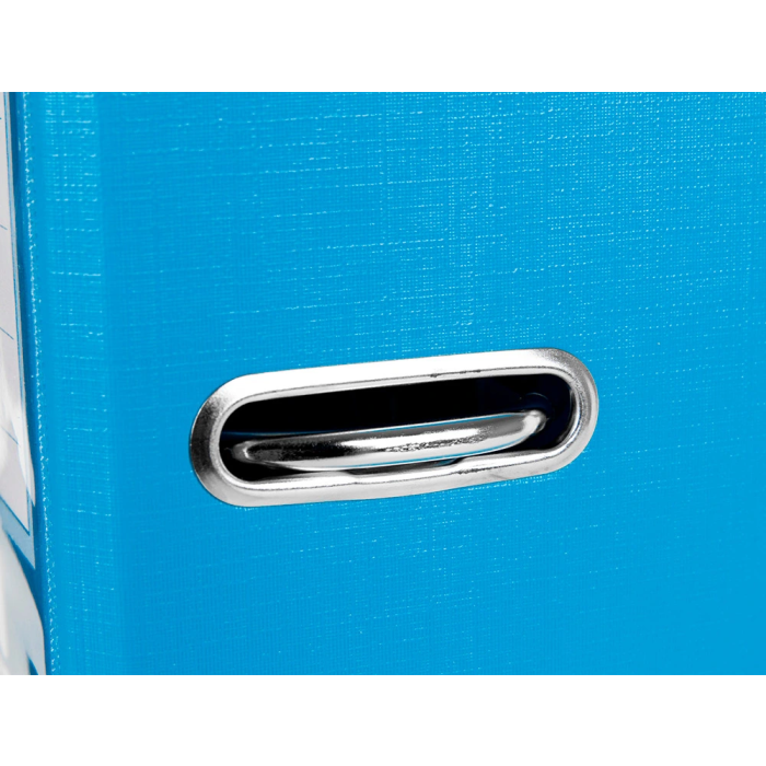 Liderpapel Archivador de Folio con 2 Anillas y Mecanismo de Palanca de 52mm, Celeste 10