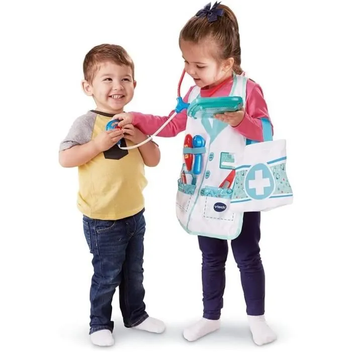 Vtech 1,2,3 Imitame Kit de aprendiz de médico electrónico Juguete de simulación para niños 5 Vtech 1,2,3 Imitame Kit de aprendiz de médico electrónico Juguete de simulación para niños 5
