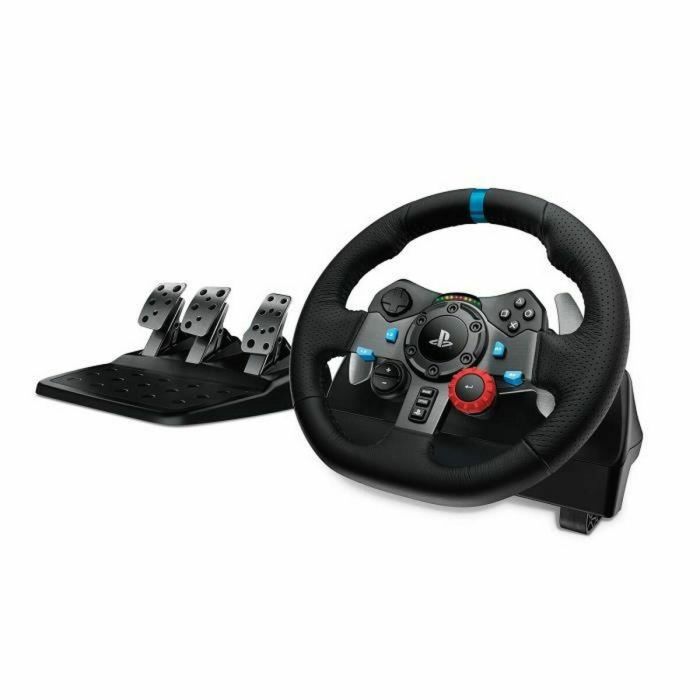 Logitech G29 Driving Force Volante y Pedales, Retroalimentación de Fuerza para PC, PlayStation 5, PS4 y PS3, USB Alámbrico 84 Logitech G29 Driving Force Volante y Pedales, Retroalimentación de Fuerza para PC, PlayStation 5, PS4 y PS3, USB Alámbrico 84