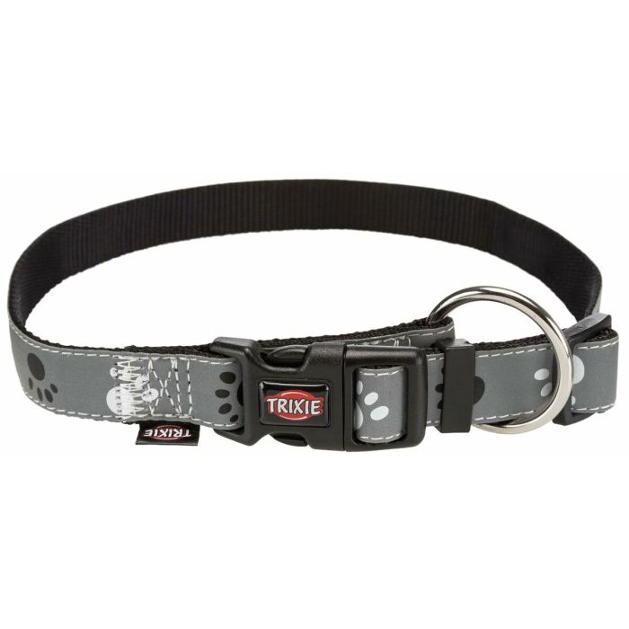 Collar para Perro Trixie Silver Reflect Negro Gris M/L 35-55 cm 1 Collar para Perro Trixie Silver Reflect Negro Gris M/L 35-55 cm 1