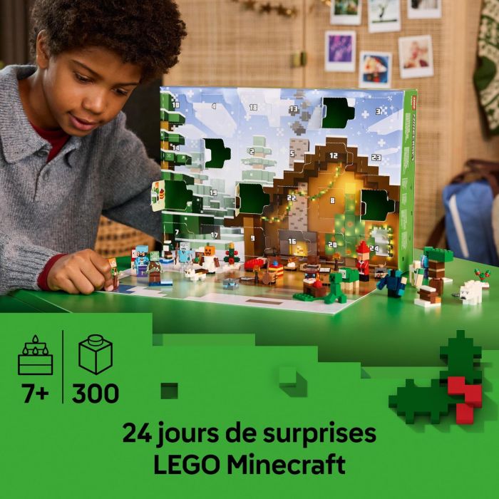 LEGO 21280 Calendario de Adviento Minecraft 2025: Juego de construcción navideño para niños 7+ años 1 LEGO 21280 Calendario de Adviento Minecraft 2025: Juego de construcción navideño para niños 7+ años 1