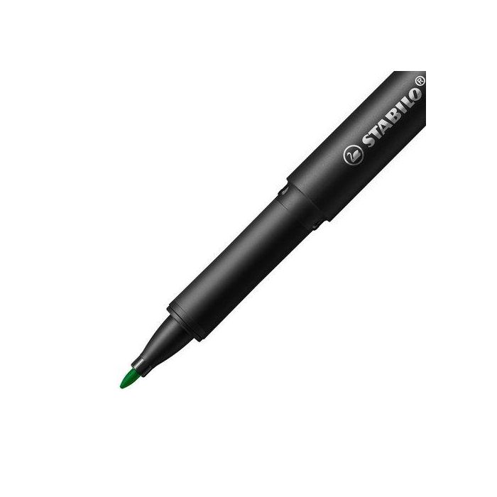 Rotulador Fibra Stabilo D!Ver Punta M Verde (Set de 5)