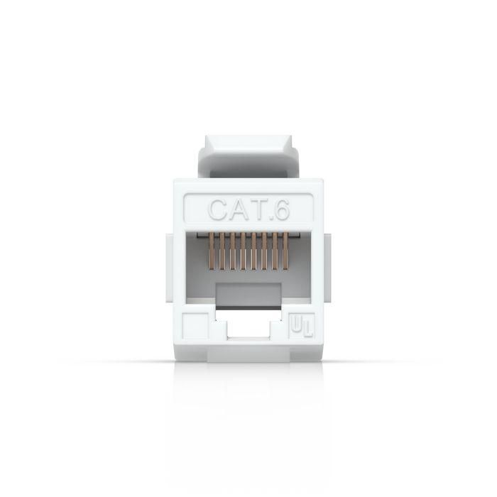 Ubiquiti Acoplador Keystone Cat6 Pass-through para Conectar Cables Ethernet Pre-Terminados, Pack de 12 1 Ubiquiti Acoplador Keystone Cat6 Pass-through para Conectar Cables Ethernet Pre-Terminados, Pack de 12 1