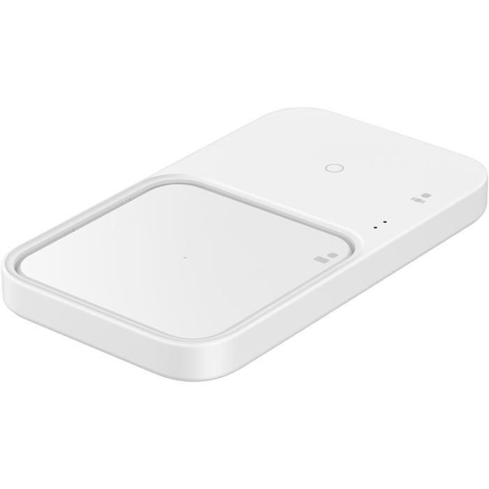 Samsung EP-P5400 Cargador Inalámbrico Duo 15W para Auriculares, Smartphone y Smartwatch, Blanco