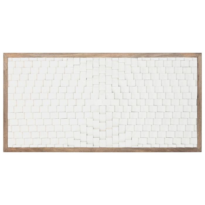DKD Home Decor Cabecero Cama Moderno de Madera de Mango Blanco Natural 180x90x5 cm 0 DKD Home Decor Cabecero Cama Moderno de Madera de Mango Blanco Natural 180x90x5 cm 0