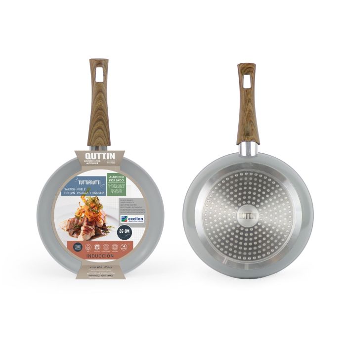 Sartén 26 cm aluminio forjado inducción Tuttifrutti Quttin - Inde (6 Unidades) 6 Sartén 26 cm aluminio forjado inducción Tuttifrutti Quttin - Inde (6 Unidades) 6