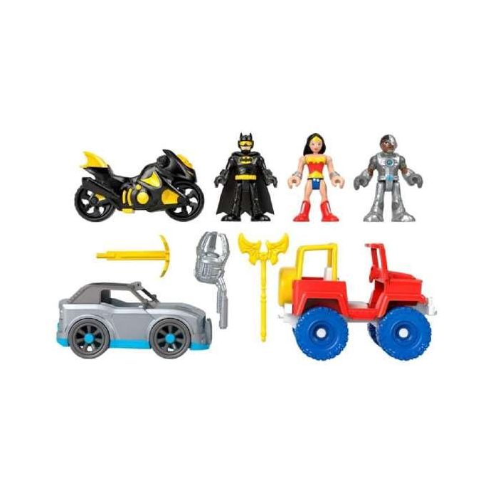 Figuras y vehiculos dc super friends superhéroes. imaginex 7.5 cm 1 Figuras y vehiculos dc super friends superhéroes. imaginex 7.5 cm 1