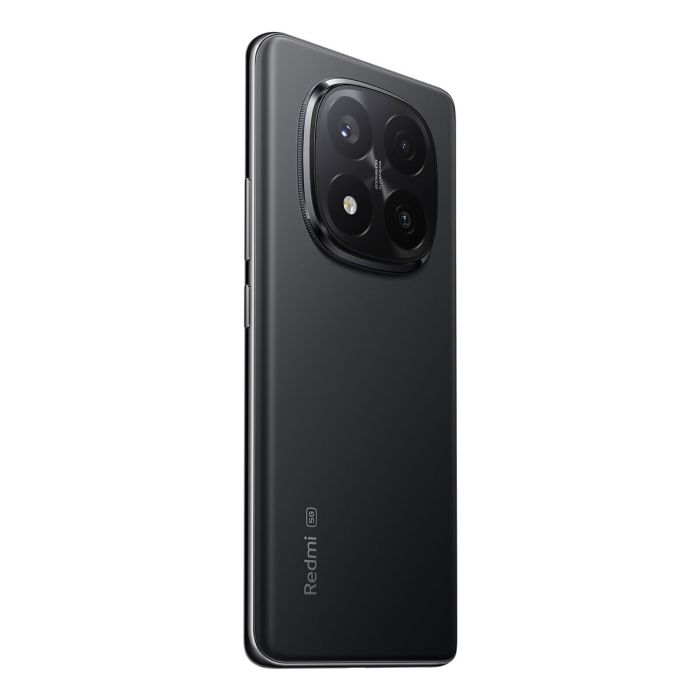 PEIYE Cover per Xiaomi Redmi Note 13 5G, Custodia in Silicone Morbido e PC Armor, Case Antiurto con Anello Rotativo 360° e Protezione Scorrevole per Lente (Nero