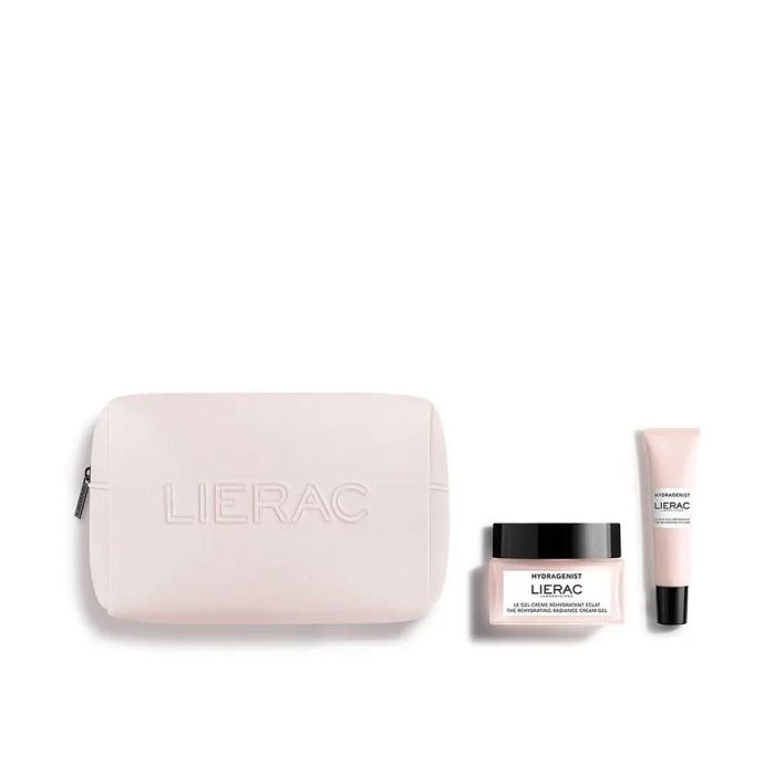 Lierac Hydragenist Gel-Crema Hidratante Set Facial 3 pz (Crema 50ml, Contorno Ojos 15ml, Neceser) Piel Normal, Mixta, Sensible con Ácido Hialurónico Lierac Hydragenist Gel-Crema Hidratante Set Facial 3 pz (Crema 50ml, Contorno Ojos 15ml, Neceser) Piel Normal, Mixta, Sensible con Ácido Hialurónico