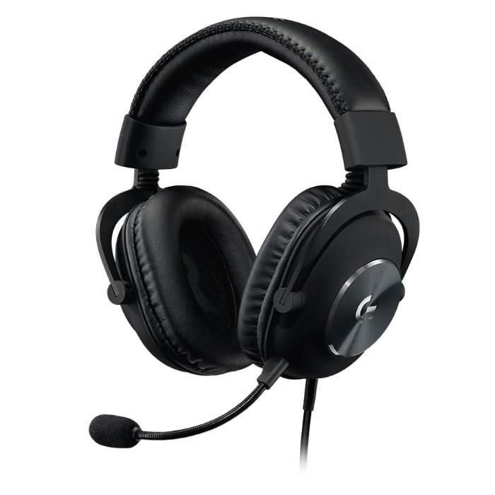 Auriculares Gaming con Micrófono Logitech G Pro X/ Jack 3.5/ USB/ Negros