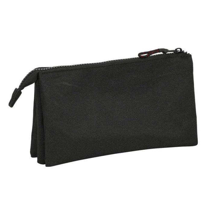 Portatodo Triple Naruto Negro 22 x 12 x 3 cm 1 Portatodo Triple Naruto Negro 22 x 12 x 3 cm 1