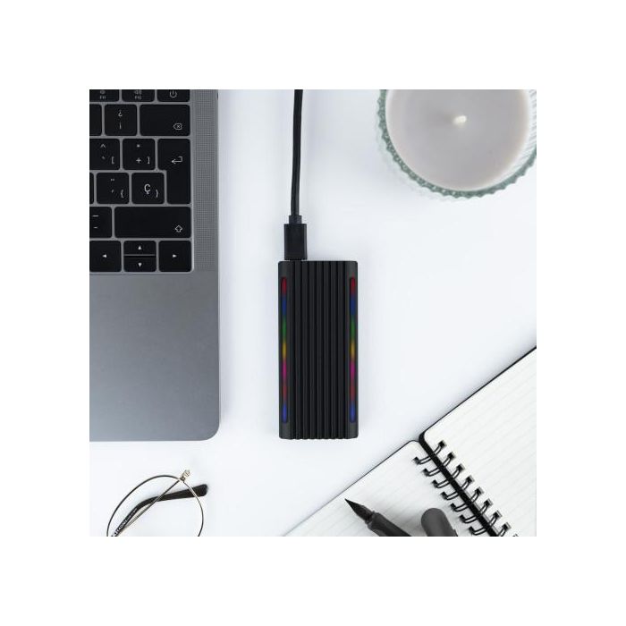 Tooq Caja Externa SSD M.2 NVMe TQE-2222B / USB 3.1 Gen2 / Sin Tornillos 6