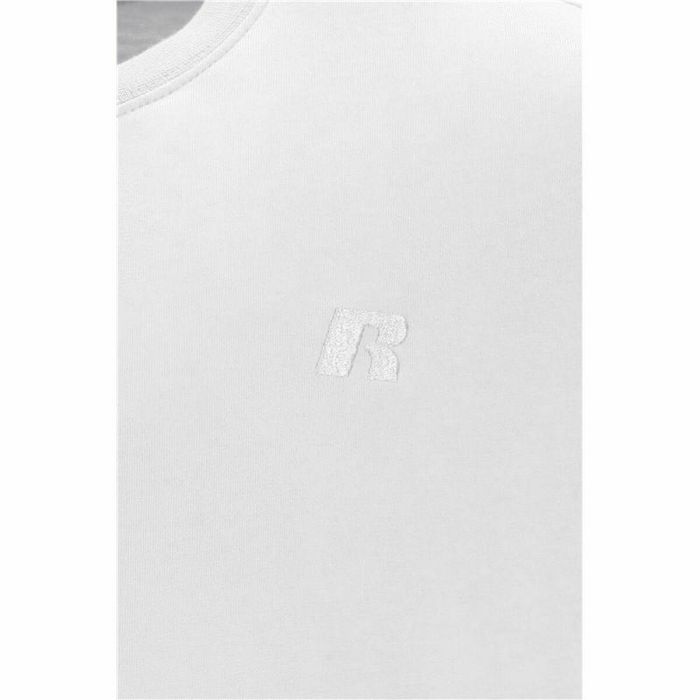 Camiseta de Manga Corta Hombre Russell Athletic Amt A30011 Blanco 2 Camiseta de Manga Corta Hombre Russell Athletic Amt A30011 Blanco 2