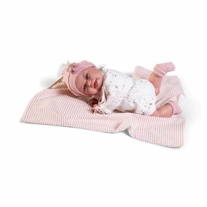 Muñeca baby clara posturitas con mantita 34 cmm cuerpo tela 1 Muñeca baby clara posturitas con mantita 34 cmm cuerpo tela 1