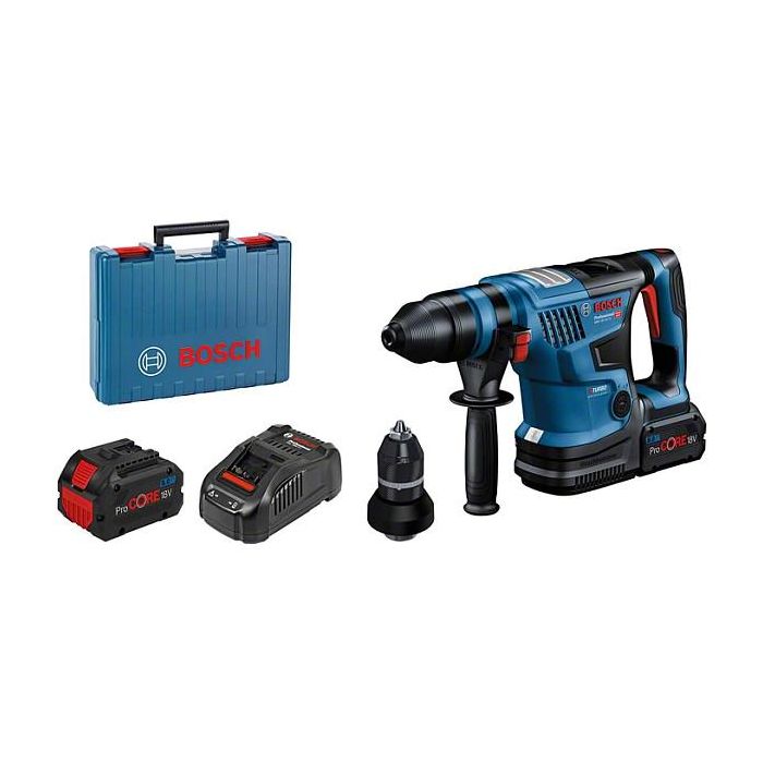 Bosch GBH 18V-34 CF Professional - Martillo Percutor SDS Plus sin Escobillas 18V, Incluye Maletín y 2 Baterías ProCore 8.0Ah 0 Bosch GBH 18V-34 CF Professional - Martillo Percutor SDS Plus sin Escobillas 18V, Incluye Maletín y 2 Baterías ProCore 8.0Ah 0