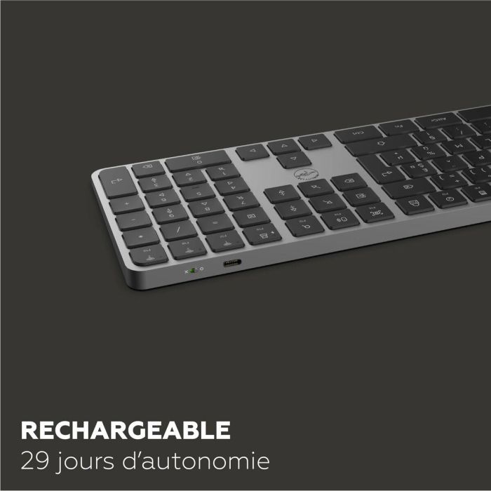Teclado Mobility Lab KP430W Gris 2 Teclado Mobility Lab KP430W Gris 2
