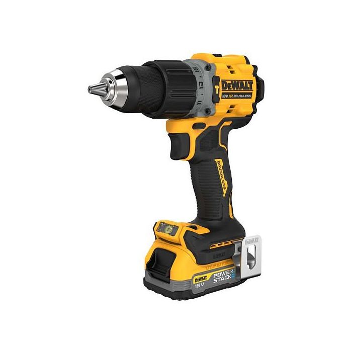 DeWalt Taladro Percutor Compacto 18V Powerstack Sin Escobillas Dcd805E2T-Qw con 2 Baterías y Cargador Incluidos 0 DeWalt Taladro Percutor Compacto 18V Powerstack Sin Escobillas Dcd805E2T-Qw con 2 Baterías y Cargador Incluidos 0