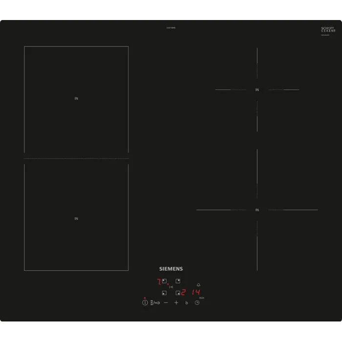 Siemens EE611BPB5E Tabla de Inducción IQ500, 4 fuegos, 60 cm 0 Siemens EE611BPB5E Tabla de Inducción IQ500, 4 fuegos, 60 cm 0