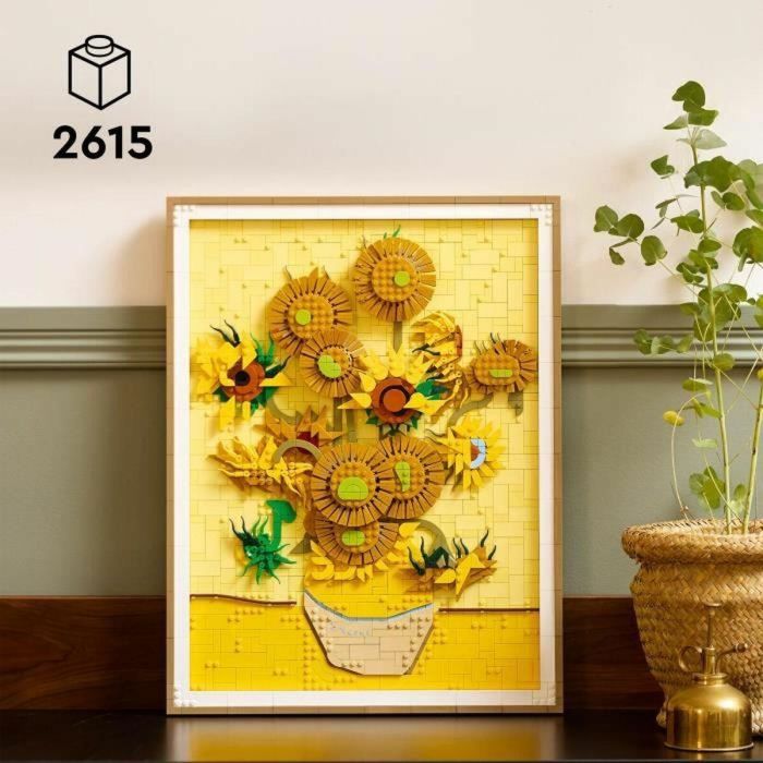 LEGO Art 31215 Set de Construcción Vincent van Gogh Girasoles para Adultos - Arte Mural 13