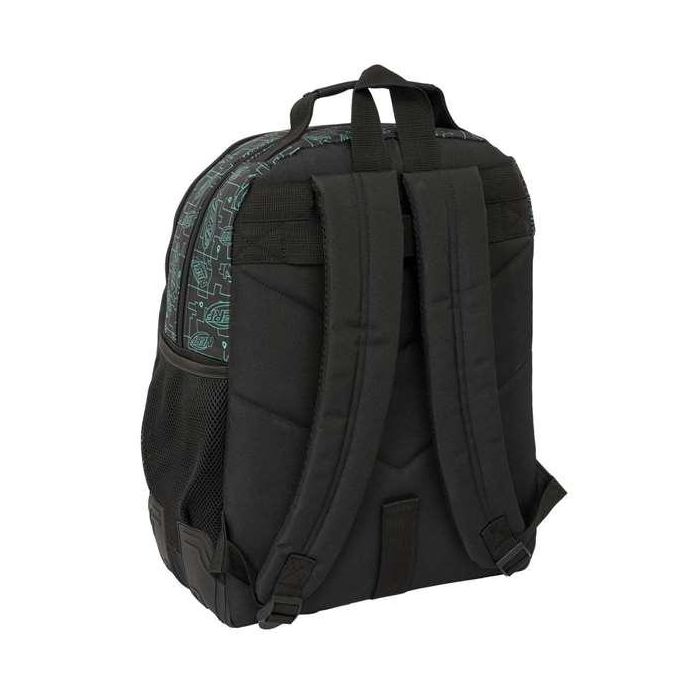 Mochila Escolar Nerf Game Negro 32 x 42 x 15 cm 1