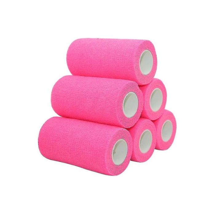 Venda Cohesiva 5 cm x 4.5 m Rosa - Ideal para deportistas y veterinaria
