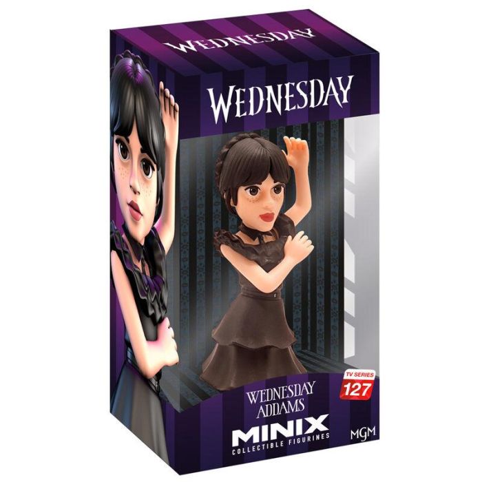 Minix Figura Wednesday Addams Vestido Baile 12 cm 0 Minix Figura Wednesday Addams Vestido Baile 12 cm 0