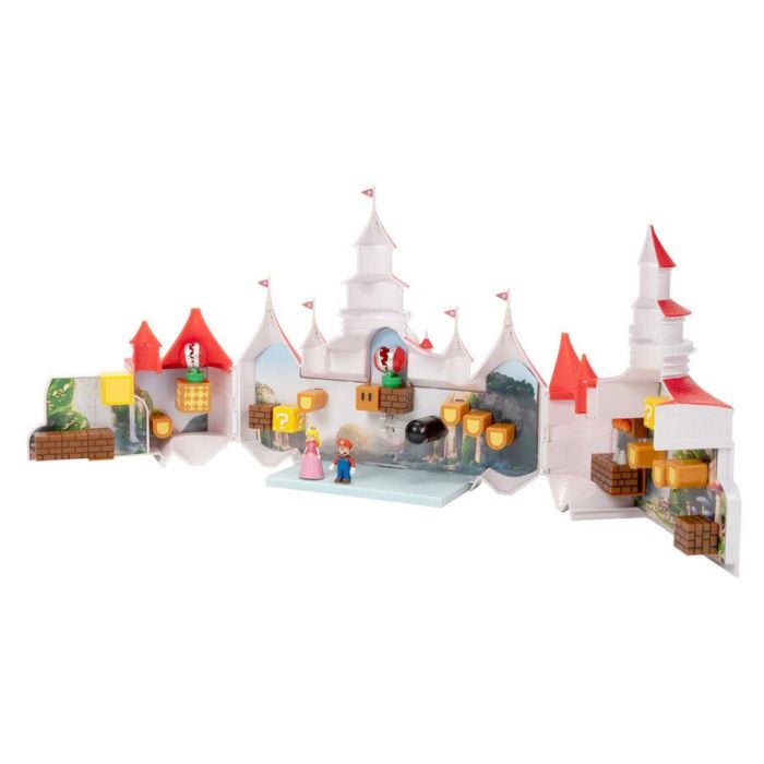 Playset Castillo del Reino Champión + 2 figuras Super Mario Bros 6