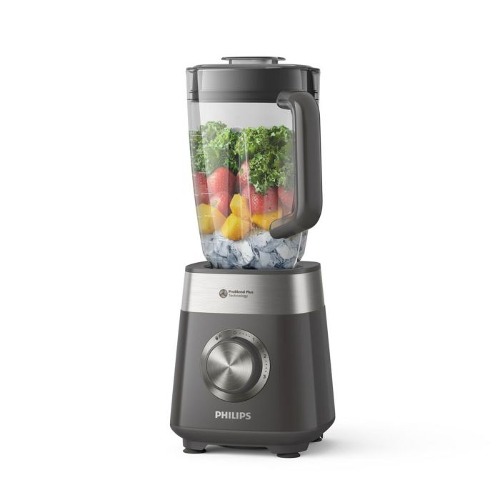 Batidora de Vaso Philips HR3020/20 Gris 1000 W 2 L Batidora de Vaso Philips HR3020/20 Gris 1000 W 2 L