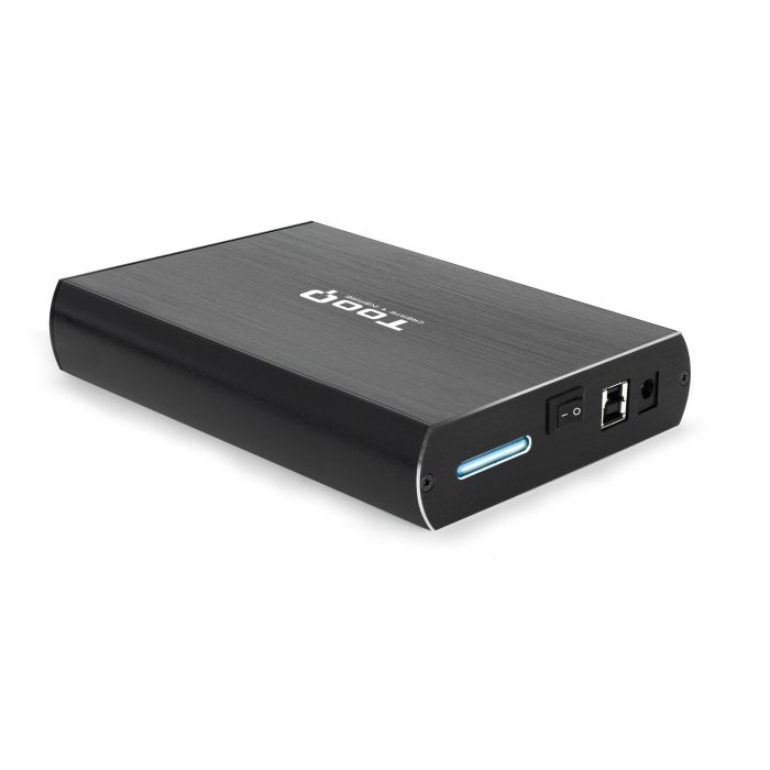 Tooq TQE-3531B Caja Externa para Disco Duro 3.5 Pulgadas SATA USB 3.0 Aluminio Negro 3