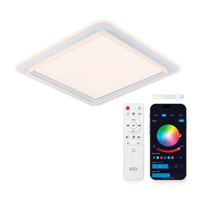 Plafón LED KSIX Celeste (3000k - 6500k) 7 Plafón LED KSIX Celeste (3000k - 6500k) 7