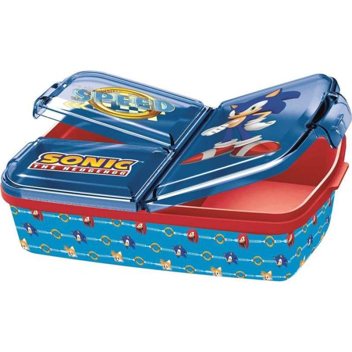 Stor Sandwichera Sonic Múltiples Compartimentos 21x14.50x7.50 cm Plástico PP 1