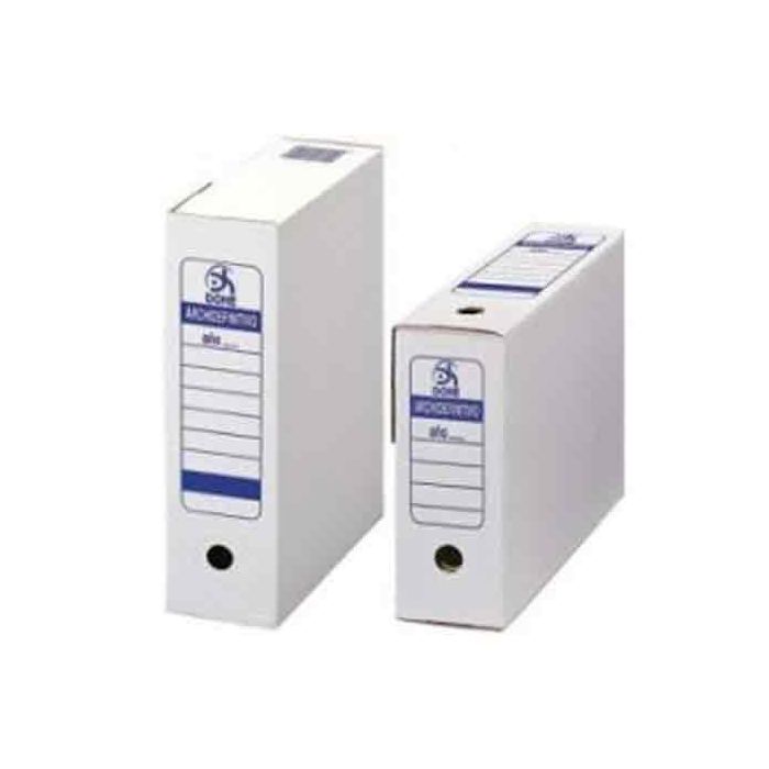 Dohe Caja Archivo Definitivo Folio Montaje Rápido Cartón Blanco Pack 50 Ud Dohe Caja Archivo Definitivo Folio Montaje Rápido Cartón Blanco Pack 50 Ud