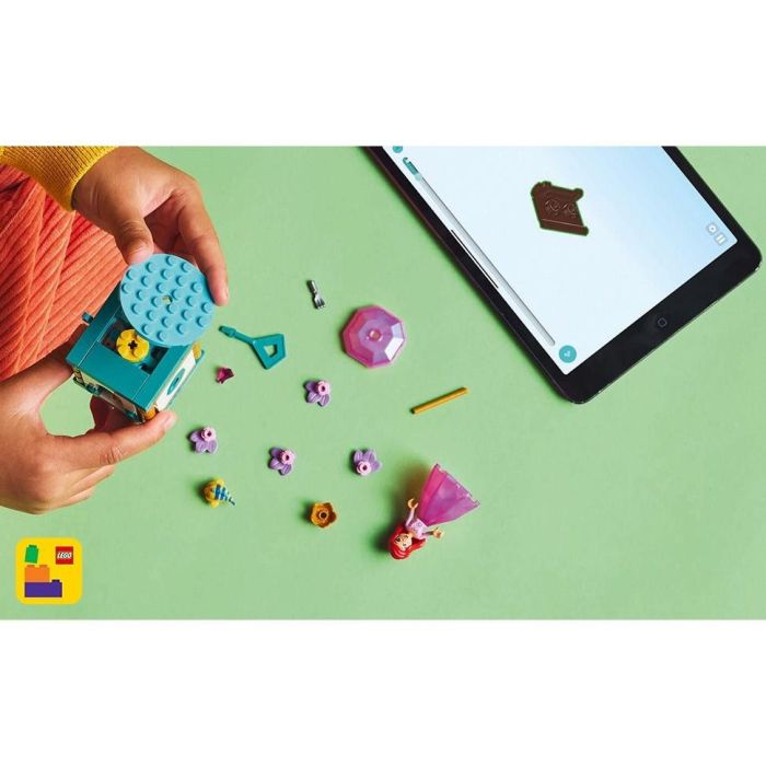 LEGO 43259 Disney Princess Ariel Bailarina - Set de Construcción La Sirenita con Vestido Diamante y Base Giratoria para Niños +5 Años 7