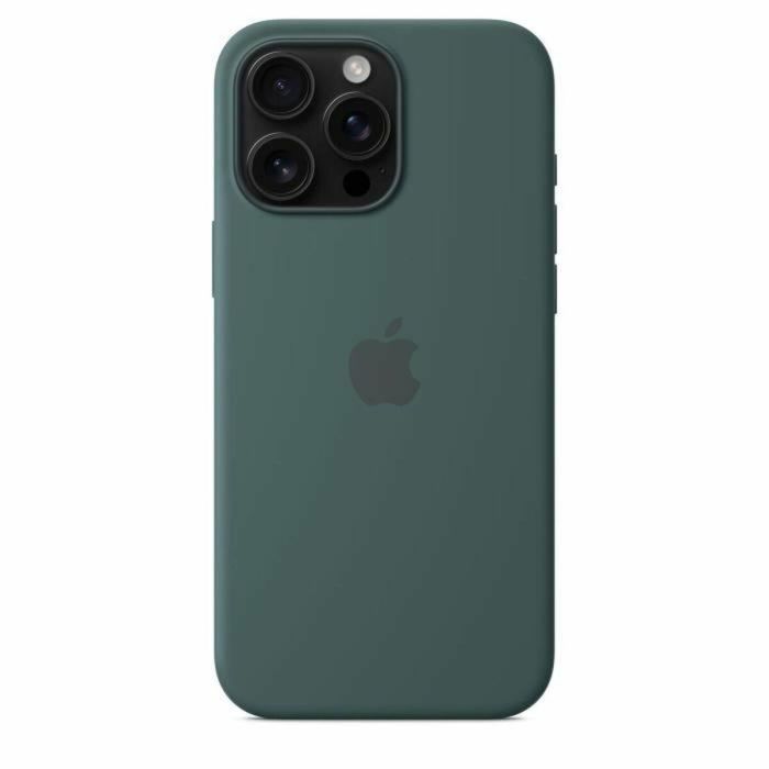 Apple Funda de Silicona con MagSafe para iPhone 16 Pro Max - Verde Lago 1