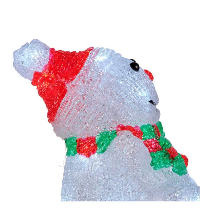 Lumineo Figura acrílica LED para interior 13x10x16cm, 16 LEDs, modelos surtidos (reno, santa, muñeco de nieve, oso) 5
