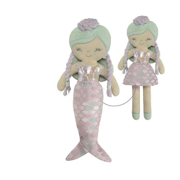 Muñeca ocean fantasy con cuerpo blando. estuche convertible en cuna 36cm 11