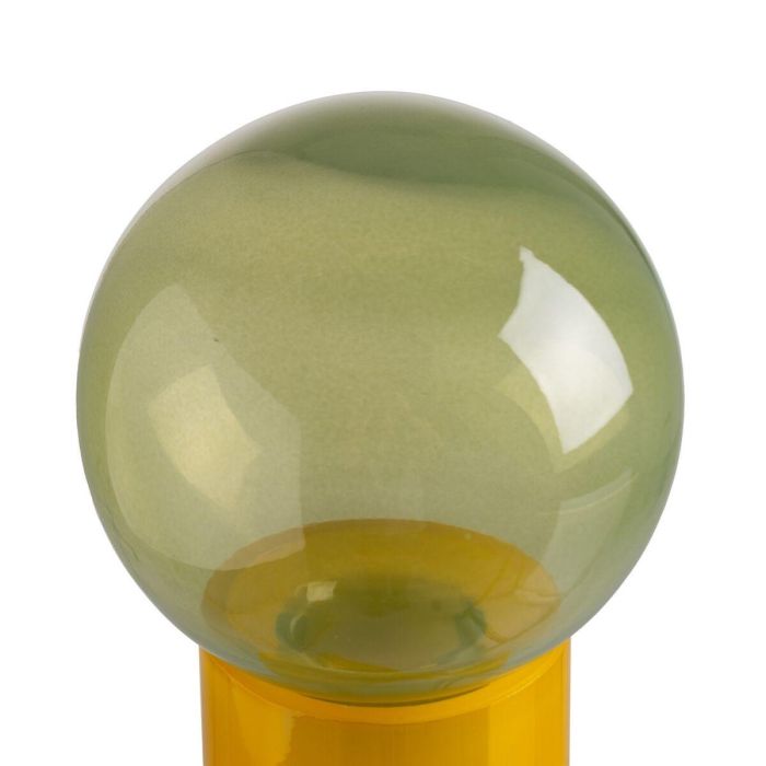 Figura Decorativa Amarillo Verde Botella 15,8 x 15,8 x 33,5 cm 4