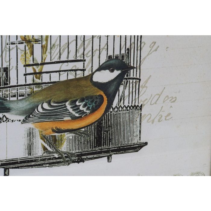 DKD Home Decor Cuadro Multicolor Madera Lienzo 34 x 44 x 2 cm (4 Unidades) 2