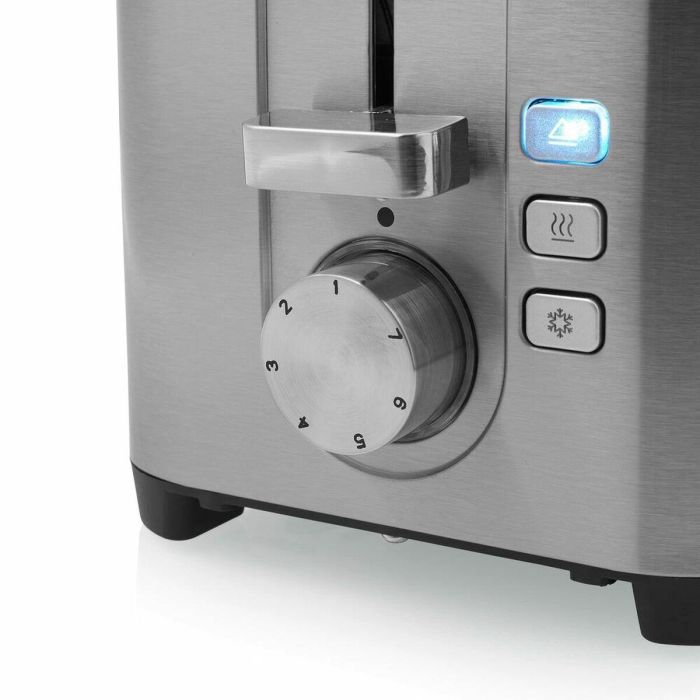 Princess 142402 Tostadora de Pan 1400W, Acero Inoxidable, 2 Ranuras Largas, 7 Niveles, Descongelar y Recalentar 4 Princess 142402 Tostadora de Pan 1400W, Acero Inoxidable, 2 Ranuras Largas, 7 Niveles, Descongelar y Recalentar 4