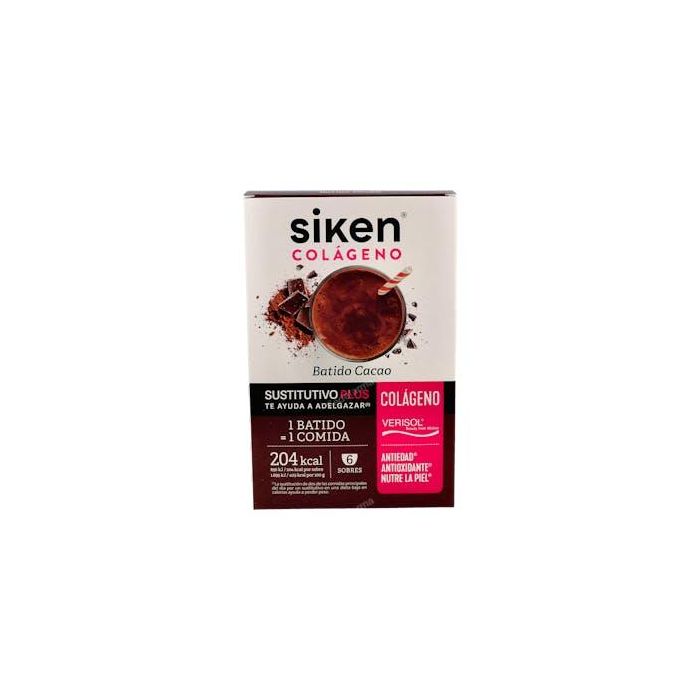 Siken Susti Colageno Batido Cacao 6 Sob