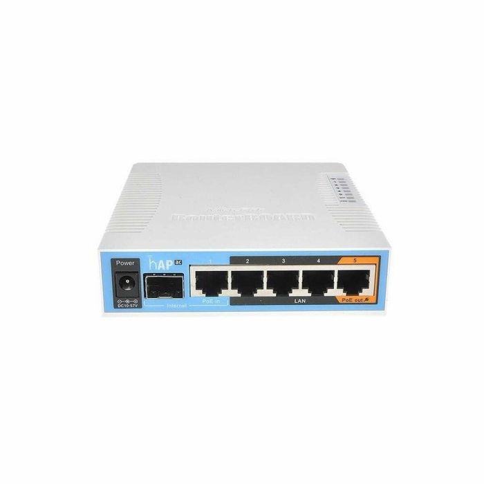 Router Mikrotik RB952UI-5AC2ND Dual Chain 2.4 GHz 5 GHz Blanco 500 Mbit/s 3 Router Mikrotik RB952UI-5AC2ND Dual Chain 2.4 GHz 5 GHz Blanco 500 Mbit/s 3
