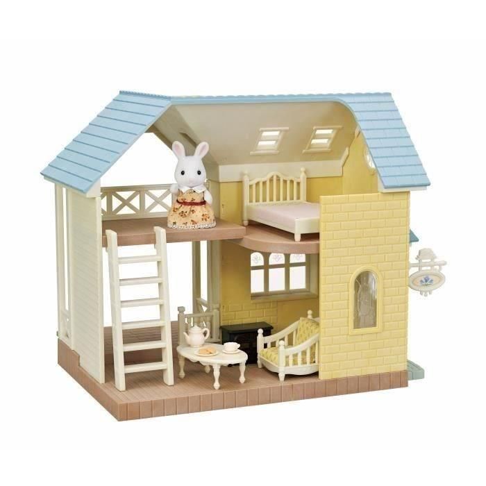 La cabaña con el cofre de techo azul - SYLVANIAN FAMILIES - 5671 - Para niños a partir de 5 años - Muebles incluidos La cabaña con el cofre de techo azul - SYLVANIAN FAMILIES - 5671 - Para niños a partir de 5 años - Muebles incluidos