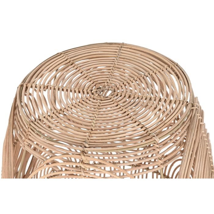 DKD Home Decor Mesita Auxiliar Tropical Ratan Marron Claro 39 x 39 x 53 cm 1 DKD Home Decor Mesita Auxiliar Tropical Ratan Marron Claro 39 x 39 x 53 cm 1