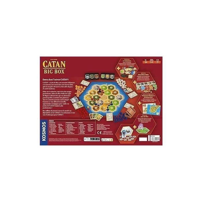 Asmodee CAT3558380099574 Cosmos Catán: Caja grande - Juego de mesa 3-4 jugadores, +10 años, 75 min 1